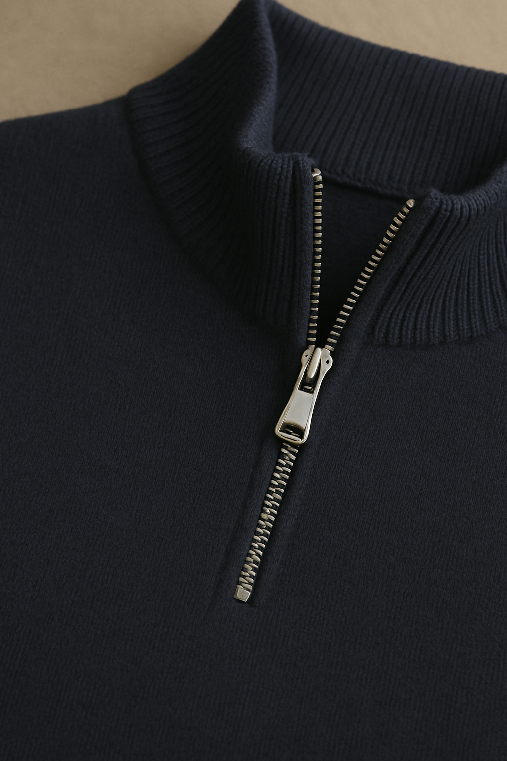 Men’s Old Money Style Quarter-Zip Sweater